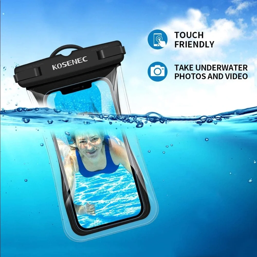 (2 Packs) Floating Universal Waterproof Phone Case